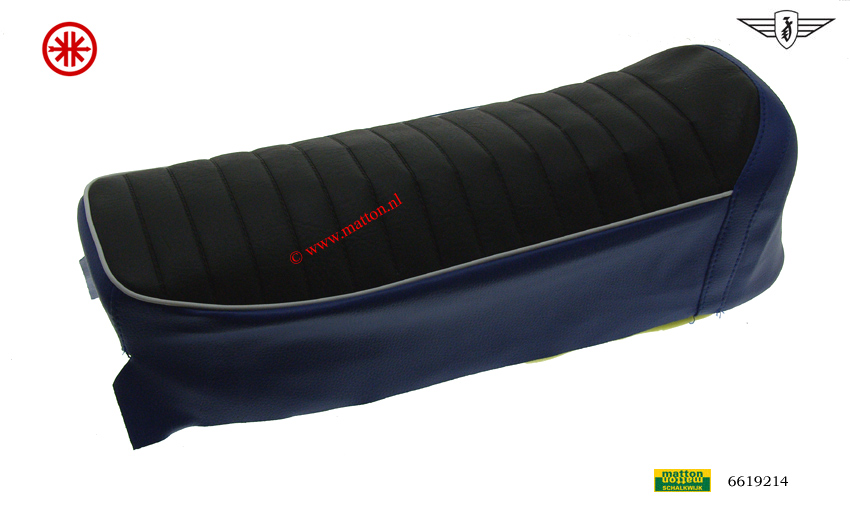 6619214 9402 Buddy overtrek Denfeld zwart/blauw/witte bies