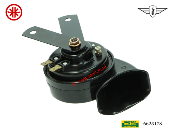 6623178 Claxon 12V hoorn zwart