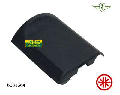 6631664 3713 Afdekplaatje blokhandle Zundapp/Kreidler links