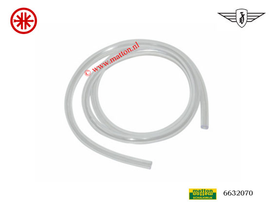 6632070 Benzineslang 5x8mm transparant PVC per 50cm