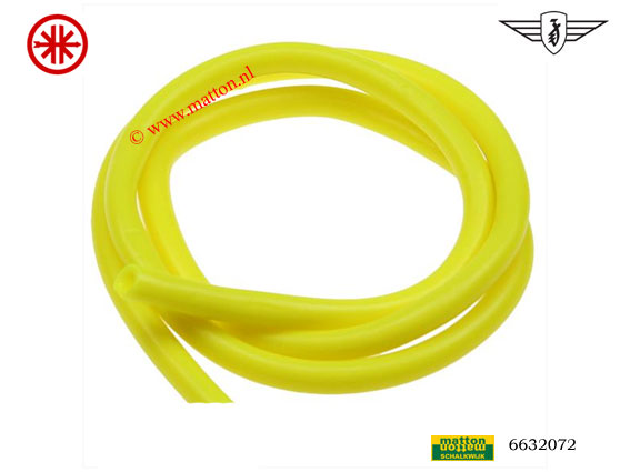 6632072 Benzineslang 5x8mm geel NBR per meter