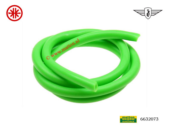 6632073 Benzineslang 5x8mm groen NBR per meter
