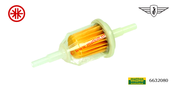 6632080 Benzinefilter papier 6mm Z/Kr