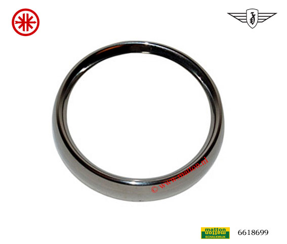 6618699 Tellerring chroom 80mm Zundapp/Kreidler model VDO