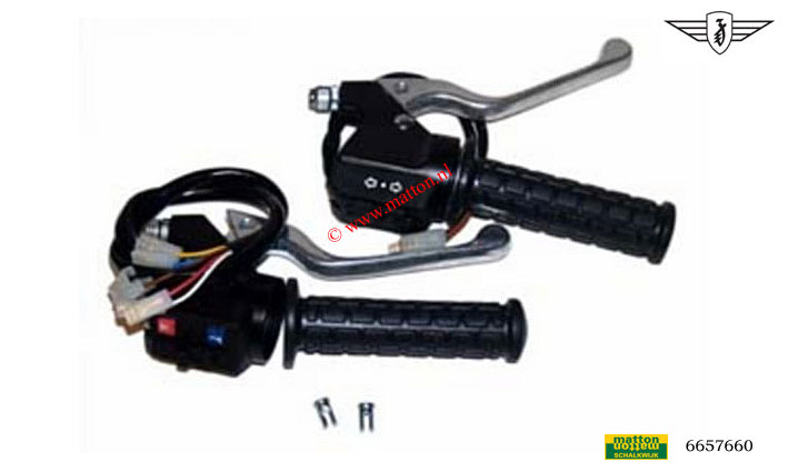 6657660 Blokhandleset Zundapp/Kreidler met 2 schakelaars