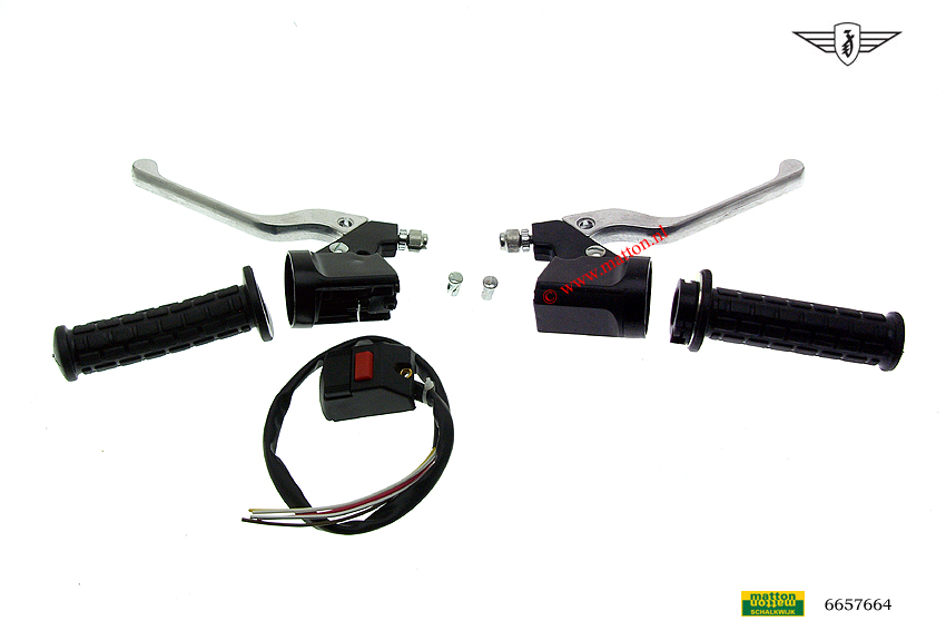 6657664 Blokhandleset Zundapp/Kreidler met 1 schakelaar