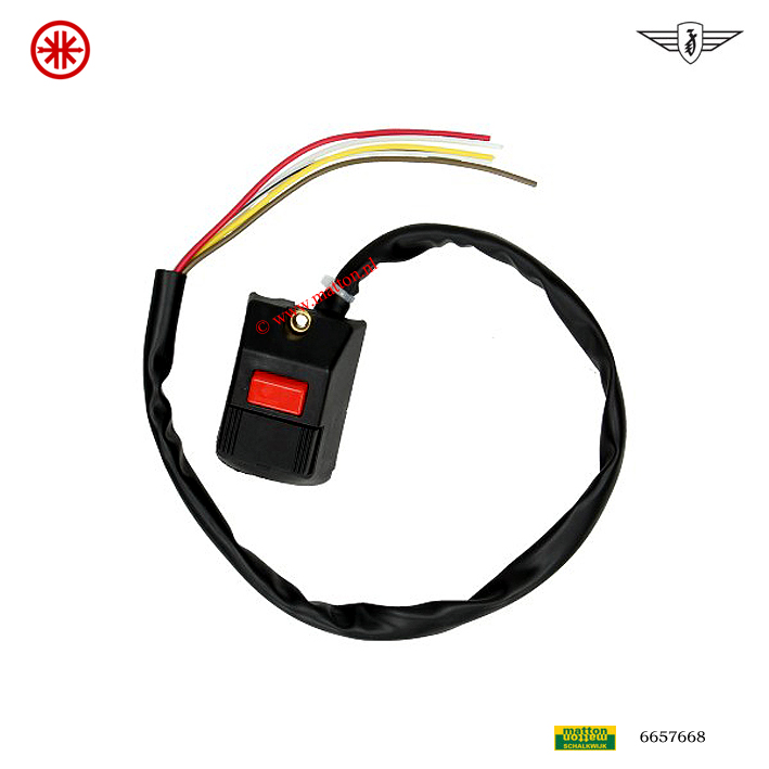 6657668 Lichtschakelaar Zundapp/Kreidler voor het blokhande