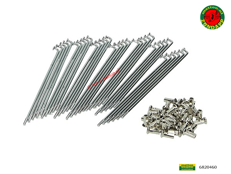 6820460 Spakenset Zundapp 17" grote naaf 149mm