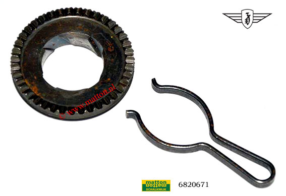 6820671 Kickstarter meeneem tandwiel cpl Zundapp 4/5V