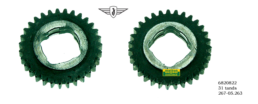 6820822 Versnellingstandwiel Zundapp 31 tds