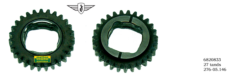 6820833 Versnellingstandwiel Zundapp 27 tds