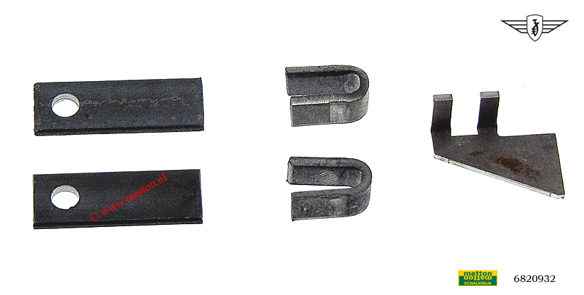 6820932 Achterbrug reparatieset 5 delig Zundapp