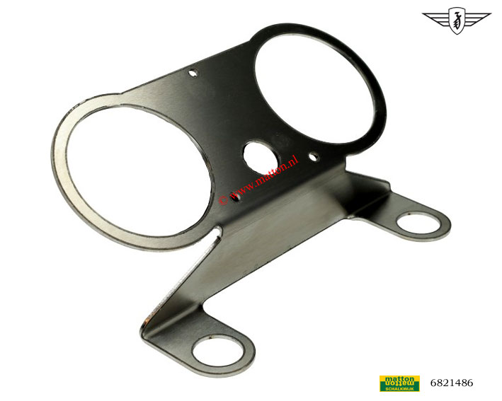 6821486 Cockpittrager edelstahl für KS50 Gehause mit 80mm Löcher