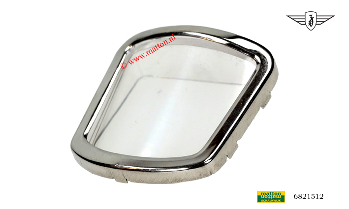 6821512 tellerglas met rand vierkant Zundapp 517