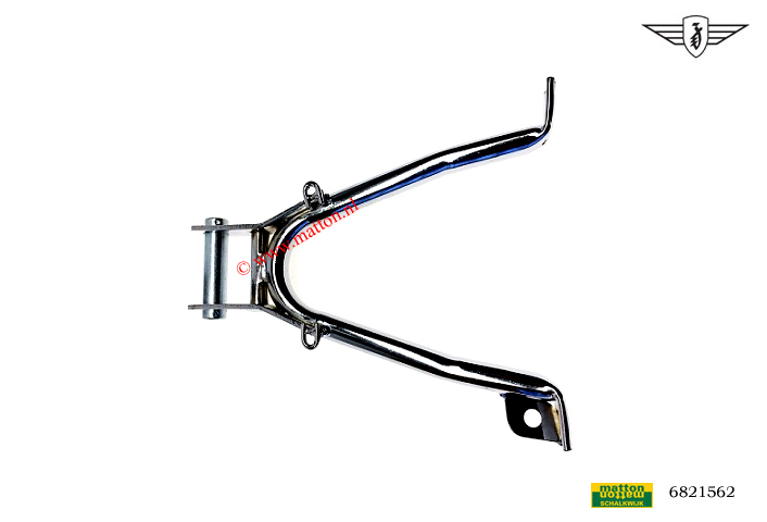 6821562 Middenstandaard met bus Zundapp KS80 chroom