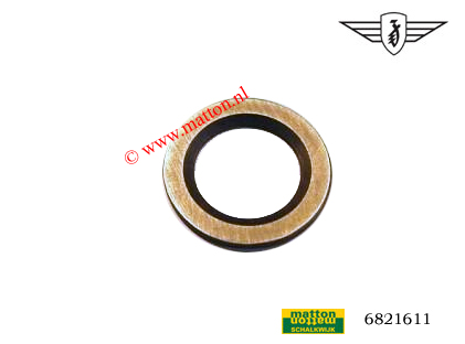 6821611 Dikke vulschijf krukas Zundapp rechts