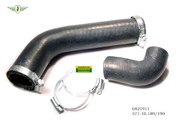 6821911 4908 Koelerslangset met klemmen Zundapp KS50 OT