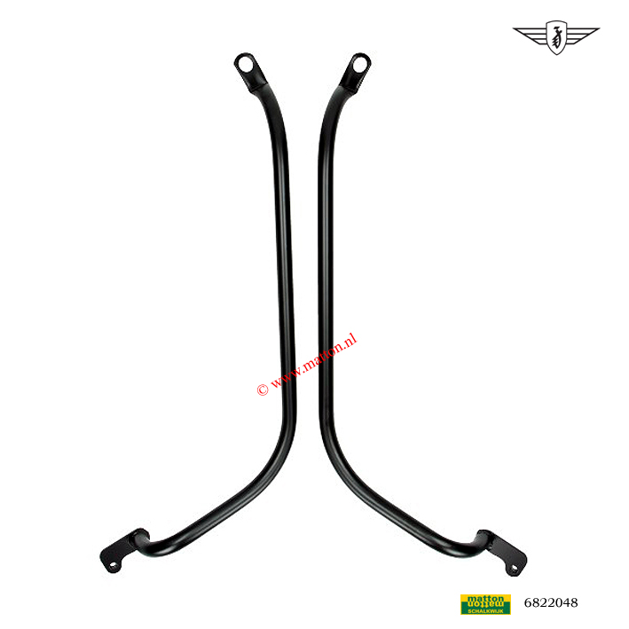 6822048 Framebeugelset zwart Zundapp 517 AC