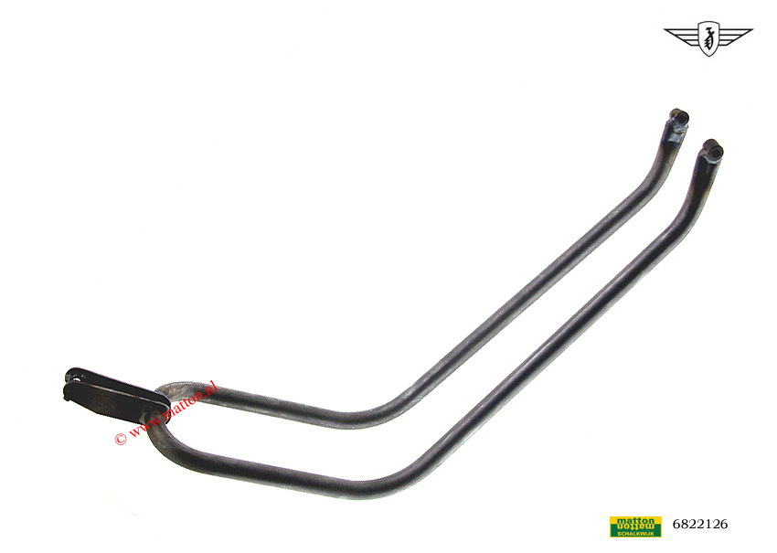 6822126 Framebeugelset blank Zundapp 517 NT AC NL