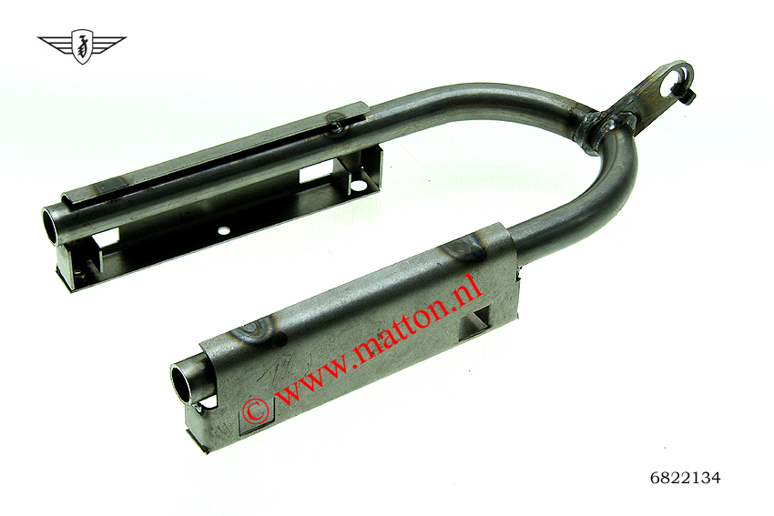 6822134 Radiateurbeugelset blank Zundapp 517 LC kort