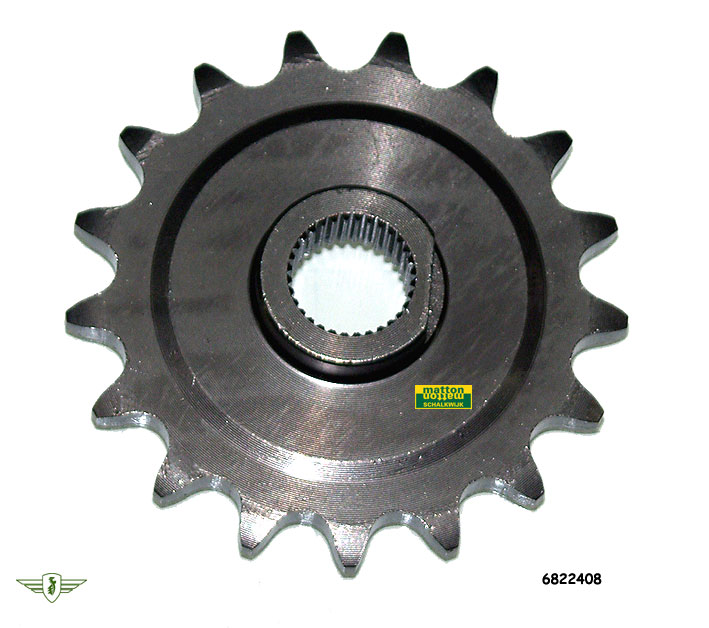 6822408 5612 Voorkettingwiel 17 tands 3/16 Zundapp 4/5 V