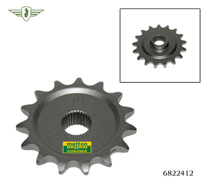 6822412 5505 Voorkettingwiel 15 tands 1/4 Zundapp 4/5 V