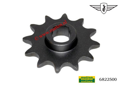 6822500 Voorkettingwiel 12 tands 3/16 Zundapp 3V NT ovaal gat