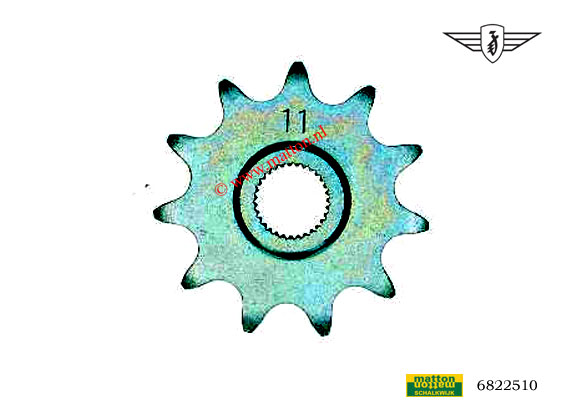 6822510 Voorkettingwiel 11 tands 3/16 Zundapp ZD40