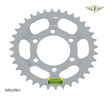 6822561 Achterkettingwiel grijs 36 tands 3/16 Zundapp