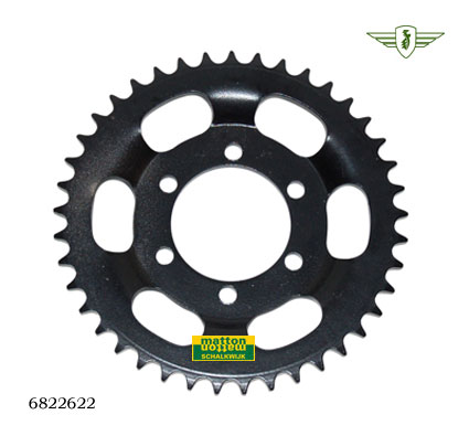 6822622 Achterkettingwiel zwart 41 tands 1/4 420 Zundapp