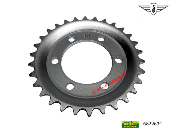 6822634 Achtertandwiel 30tds Zundapp Roller R50/RS50