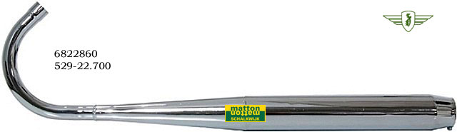 6822860 Muffler Zundapp 32/32mm WC