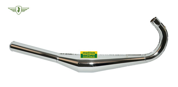 6822875 Race muffler cpl Zundapp 36mm chrome