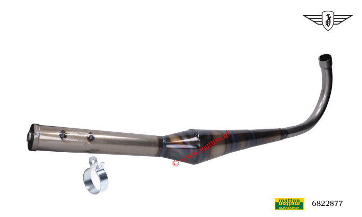 6822877 Muffler race Zundapp 36mm EVO-1 Bullet nude
