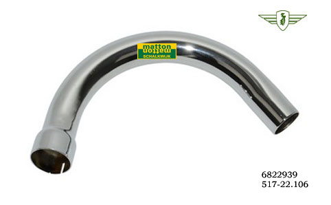 6822939 6108 Uitlaatbocht Zundapp 36/32mm kort