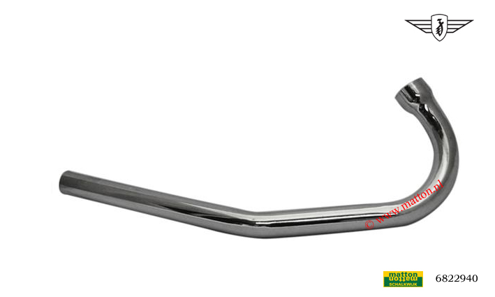 6822940 Uitlaatbocht Zundapp 32/26mm 2 knik