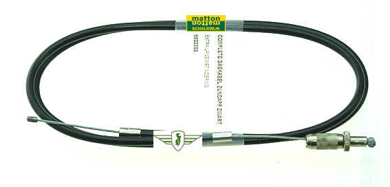 6823358 Gaszug Zundapp + 15cm schwarz