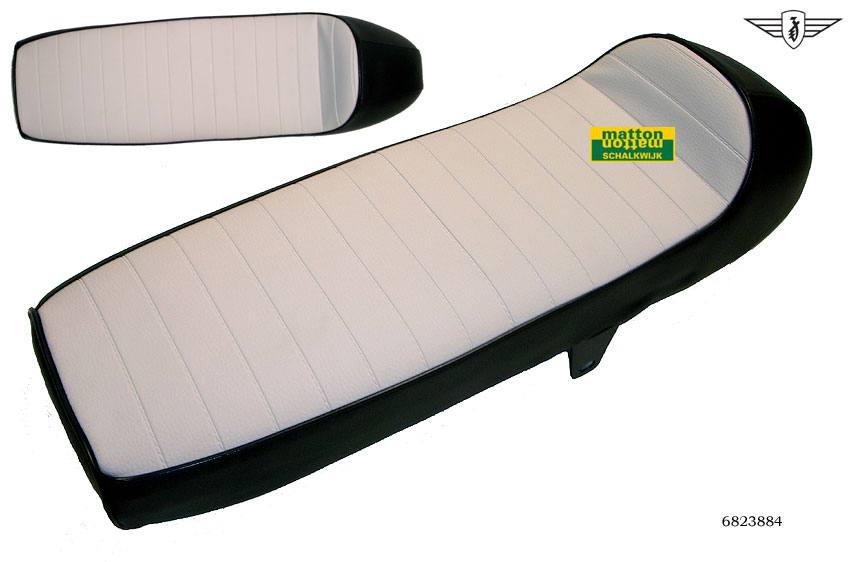 6823884 Buddy seat Zundapp Sport zwart/wit