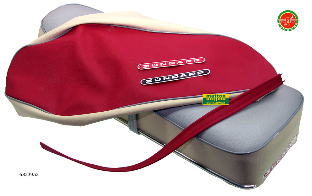 6823952 9205 Buddy overtrek Zundapp 515 rood/creme