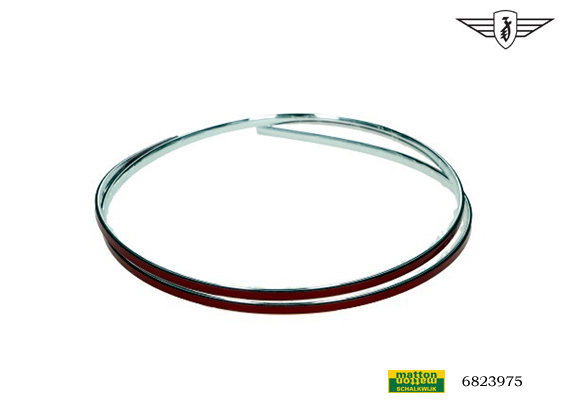6823975 Plakstrip chroom 1mtr
