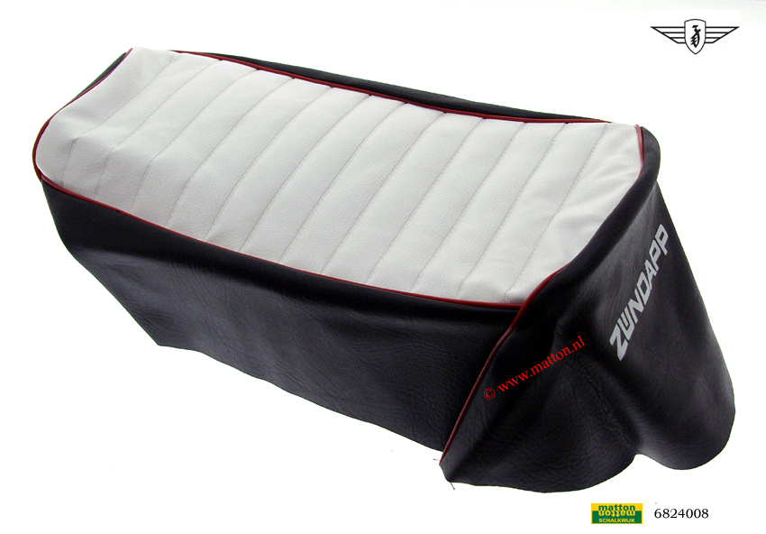 6824008 9304 Sitzbank Überzug Zundapp Denfeld kurz Schweden weis
