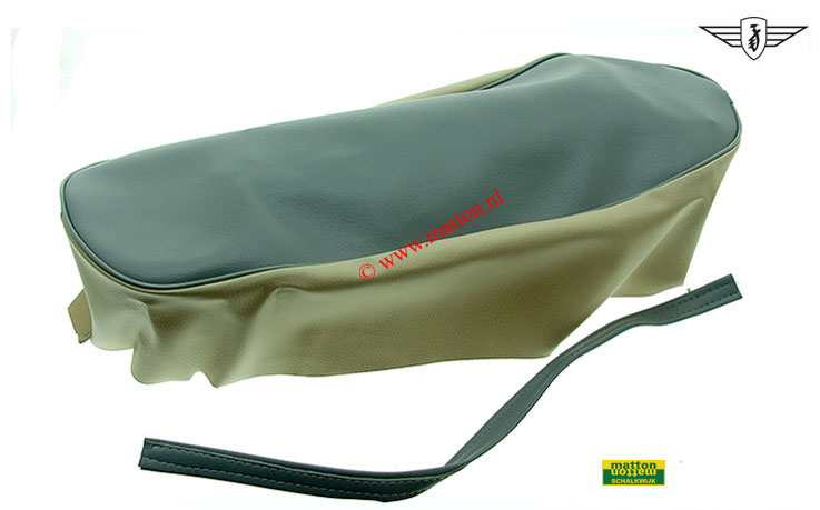 6824022 Doppelsitzbank Überzug Zundapp 423/429 grau/creme