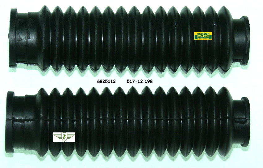 6825112 Voorvorkrubberset Zundapp harmonica