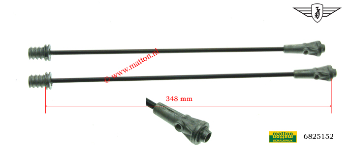 6825152 Voorvorkveer houder L=348mm Zundapp 517