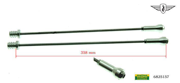 6825157 Voorvorkveer houder L=358mm Zundapp 517