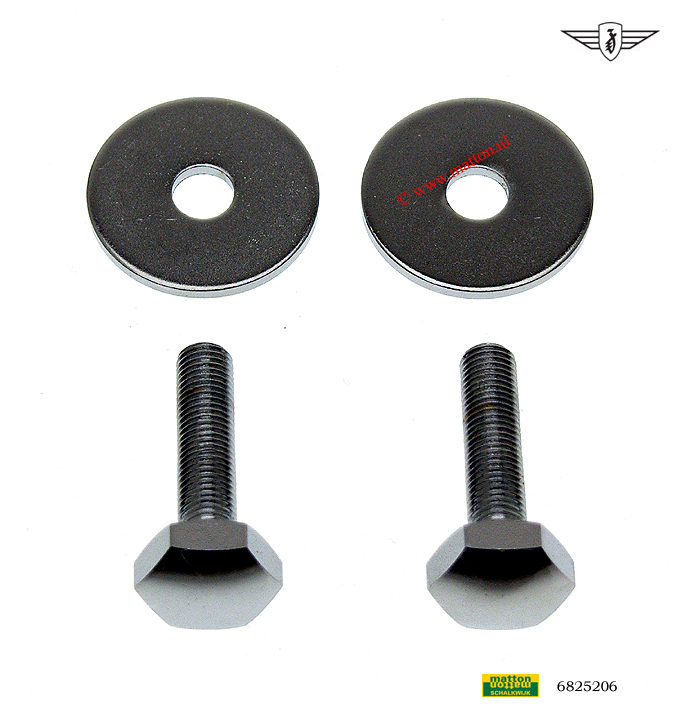 6825206 Frontfork hexagon Boltset chrome Zundapp 517/529/530
