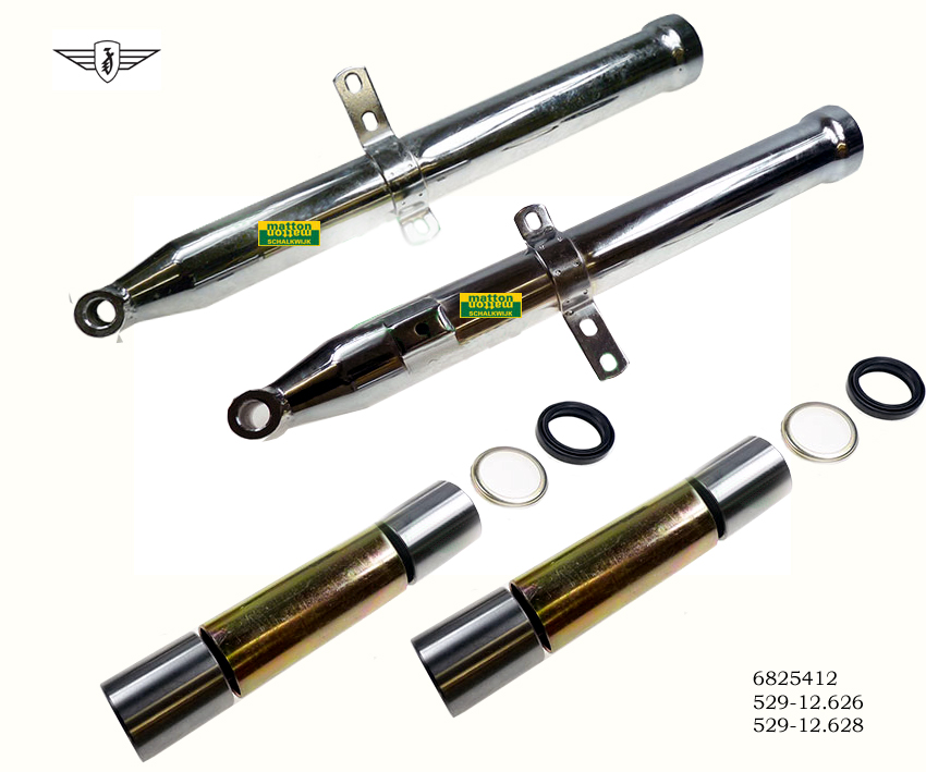 6825412 Frontbreaking set Zundapp 529 1977 chrome