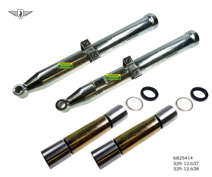 6825414 Frontbreaking set Zundapp 529 chrome