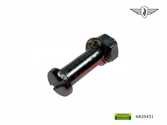 6825431 Remhevelbout met moer M5x23 Zundapp