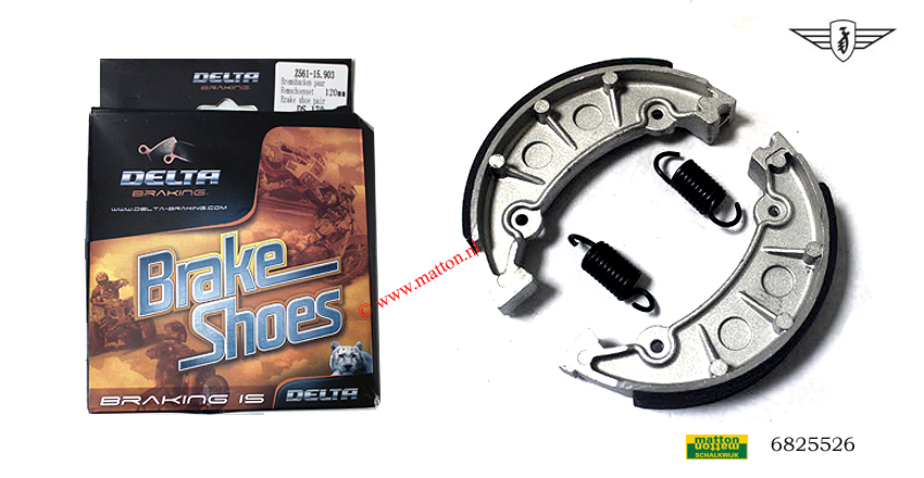 6825526 Remsegmentenset Delta Zundapp grote naaf